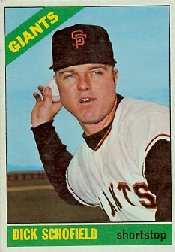 1966 Topps Baseball Cards      474     Dick Schofield